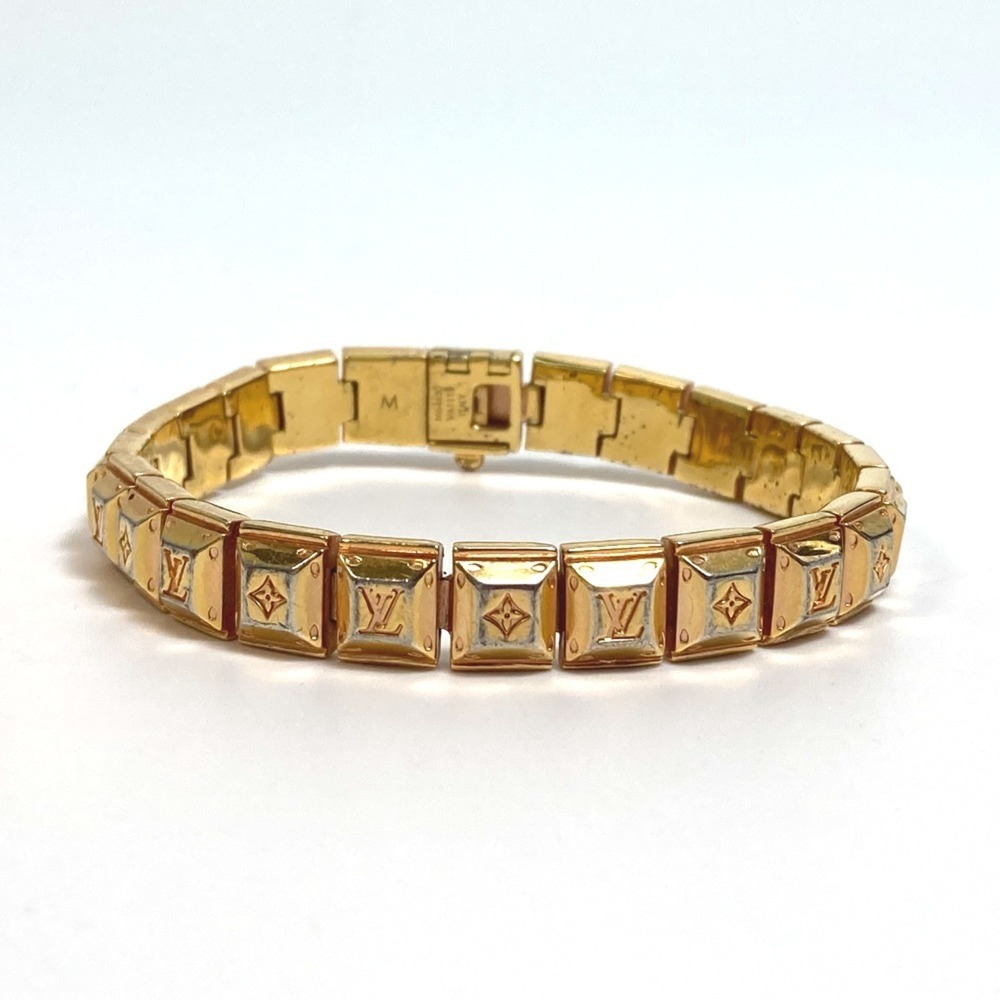 LOUIS VUITTON M64650 Nanogram Tennis Bracelet in Gold for Women - Picture 2 of 10
